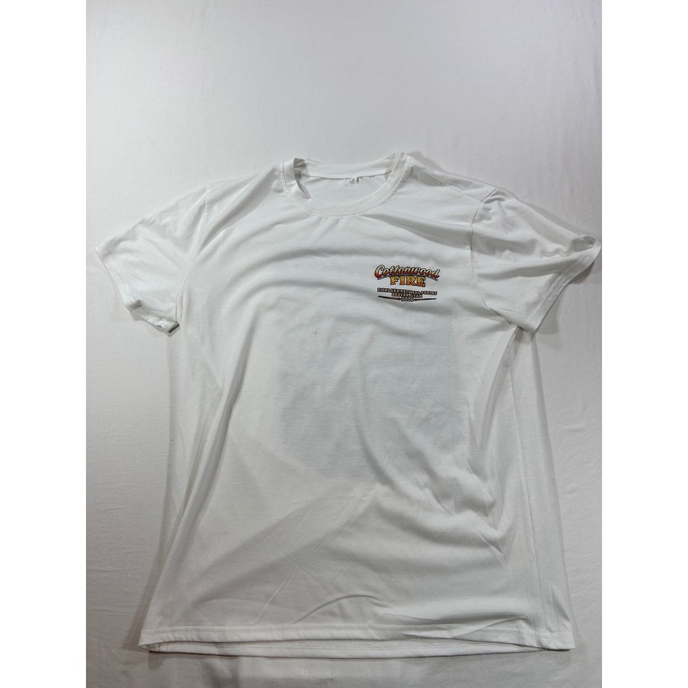 Cottonwood Fire Fishlake National Forest 2020 Graphic T-Shirt White XL